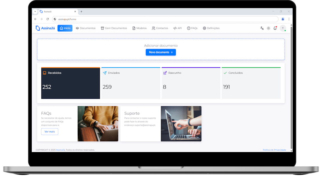 AssinaJá Dashboard